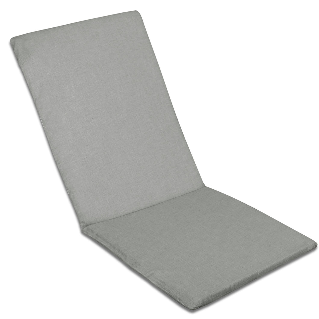 Cojín de Tumbona 120x50x3,5cm-Gris