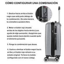 Cargar imagen en el visor de la galería, Maleta Círculos de Viaje Cabina, Mediana, Grande, rígida 100% ABS- Arena
