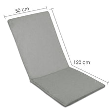 Cargar imagen en el visor de la galería, Cojín de Tumbona 120x50x3,5cm-Gris
