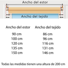 Cargar imagen en el visor de la galería, Estor Enrollable Screen Apertura 5% Translúcido- Blanco
