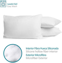 Cargar imagen en el visor de la galería, Almohada rellena de fibra hueca - 40 x 135 cm
