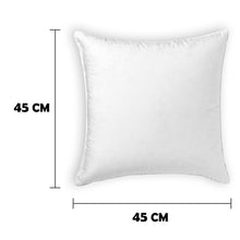 Cargar imagen en el visor de la galería, Relleno de cojín de fibra hueca de alta recuperación - Pack 2 rellenos - 45x45 cm
