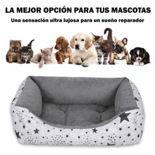 Cargar imagen en el visor de la galería, Cama para mascotas rellena de fibra  - Estrellas - Mediana
