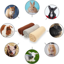 Cargar imagen en el visor de la galería, Mantas suave de felpa para mascotas - Pack 3 Liso - 130x160cm
